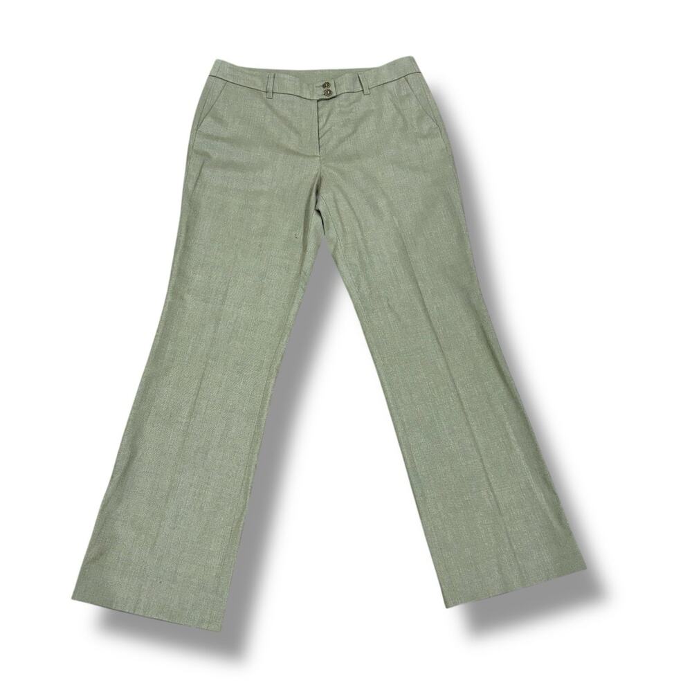 Etro Women’s Size 12 (46) Tan Wool Straight Leg Trouser Pants